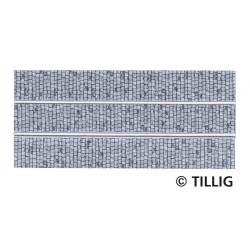 Tillig AKTION 87511 - Straßenbahn Gleis gerade einspurig 105,6 mm - Pflastersteinstruktur Tillig AKTION 87511 - Straßenbahn Gleis gerade einspurig 105,6 mm - Pflastersteinstruktur